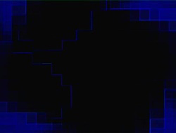 Morphing dark blue patterns in rectangle Stock Footage