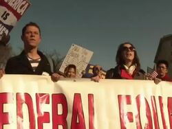 Gay Marriage Supporters Rally Against DOMA Stock Footage