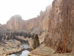 HD Smith Rock Oregon Stock Footage
