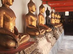 Buddha statue Stock Footage