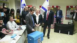 CLEAN : Israel election: Labour Party leader Isaac Herzog votes News Clip