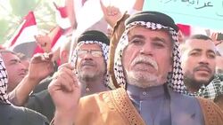 CLEAN : Iraqi fighters protest Turkish troop presence News Clip