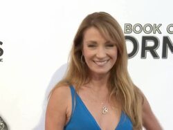 Jane Seymour at The Book Of Mormon Los Angeles Opening Night Stock Footage
