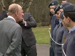 Smith's Lawn airfield memorial unveiled by Prince Philip, Duke of Edinburgh. News Clip