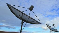 Satellite dish Stock Footage