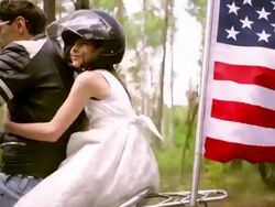 scooter ride with dad Stock Footage