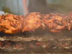 Roasted Chicken Stock Footage