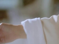 MS TU Woman preparing bubble-bath / Seattle, WA, United States Stock Footage