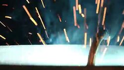 Welder Robot Stock Footage