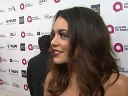 INTERVIEW - Vanessa Hudgens - Elton John AIDS Foundation Presents 22nd Annual Academy Awards Viewing Party Sponsored By Chopard, Neuro Drinks And Wells Fargo Stock Footage