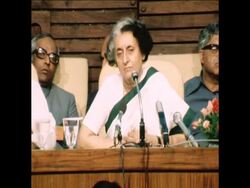 SYND 10 9 80 GANDHI PRESS CONFERNCE AT END OF COMMONWEALTH CONFERENCE Instructional Video