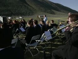 Outdoor Orchestra Stock Footage