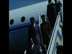 SYND 3 1 76 PRIME MINISTER OF YEMEN IN KHARTOUM DURING OFFICIAL VISIT TO SUDAN News Clip