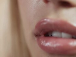 Sexy woman closeup Stock Footage