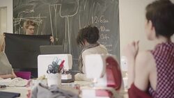 4K: Sewing Class Stock Footage