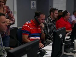 South Florida State Officials Hold Hurricane Preparedness Drill Stock Footage