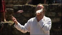 Mayan New Year celebration in the Iximche pyramids News Clip