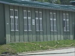 Mauthausen Concentration Camp exterior Stock Footage