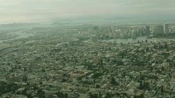 Aerials of San Francisco city centre News Clip