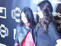 Vanessa Hudgens and Shay Mitchell at L'Amour By Nanette Lepore For JCP Launch Party Stock Footage