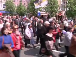 Pro Russian Flags Waved In Ukraine News Clip