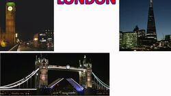 Montage / Postcard of London at Night Stock Footage