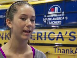 INTERVIEW - Jadyen Hicks at Farmers Insurance Thank America's Teachers At CMA Fest With Chris Young Stock Footage