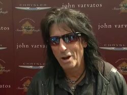 INTERVIEW: Alice Cooper on why he wanted to come out to support at 9th Annual John Varvatos Stuart House Benefit Stock Footage
