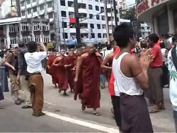 Myanmar protest turns bloody News Clip