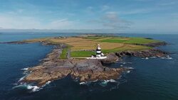 Hook Head Lighthouse of Ireland Stock Footage