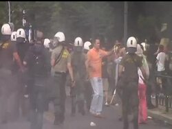 Police officers clashed with protesters in Athens as Greek lawmakers are set to vote on a deeply unpopular austerity bill Wednesday. Instructional Video