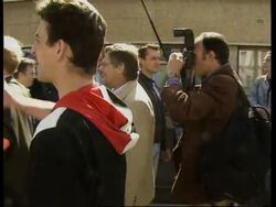 FRANCE: FN LEADER LE PEN IS FORCED TO ABANDON CAMPAIGNING News Clip