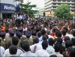 Monks protest tsunami aid to Tamil rebels News Clip