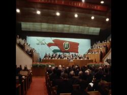 SYND 26/11/1970 THE 10TH HUNGARIAN COMMUNIST PARTY CONGRESS IN SESSION News Clip