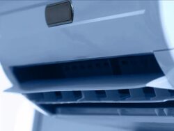 Air Conditioner working Stock Footage