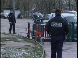 Security preparations ahead of the Olympic torch relay thru Paris News Clip