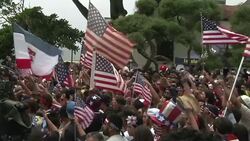 Despite an exit in the Round of 16 at the World Cup, fans of the United States team in Los Angeles say their expectations were exceeded. (July 1) News Clip