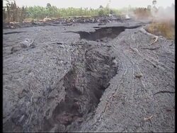 Additional shots of lava flow from volcano Instructional Video