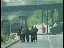 MACEDONIA: KOSOVO: SERB WITHDRAWAL MEETING (5) News Clip