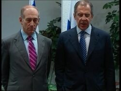 WRAP Italian FM meets Olmert, Abbas, News Clip