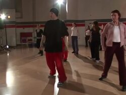 HD STEADYCAM: Hip Hop Dancing Class Stock Footage