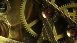 Clock Detail - Inside Slow Motion E Stock Footage