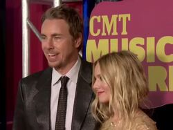 Dax Sheppard and Kristen Bell at 2012 CMT Music Aw Stock Footage