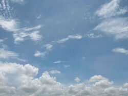 HD Cloud moving time-lapse Stock Footage