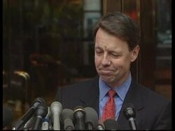 USA: WASHINGTON: BILL CLINTON &amp; TONY BLAIR JOINT RADIO BROADCAST News Clip