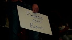 Protesters marched Thursday night in Phoenix after a deadly shooting two days earlier of a black, unarmed drug suspect by a white Phoenix police officer, while also calling for an end to what they say is a nationwide epidemic of police brutality. (Dec. 5) News Clip