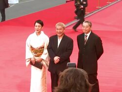 65th Venice Film Festival - Achilles and the Tortoise Red Carpet Stock Footage