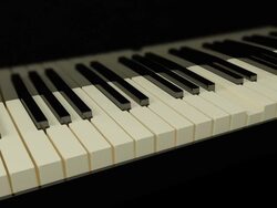 Piano Keys Stock Footage
