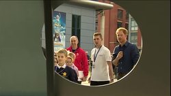 Prince Harry Checks In With The Coach Core News Clip