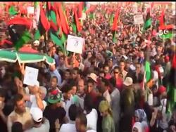 Tens of thousands of people gathered on Wednesday in Benghazi, Libya for a rally aimed at sustaining momentum for their nearly five month-old uprising against the Libyan leader Moammar Gadhafi. News Clip
